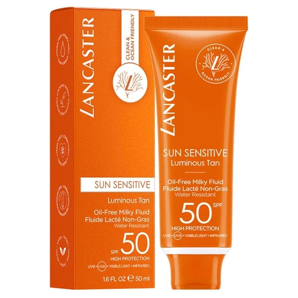 Lancaster Sun Sensitive Oil-Free Milky Fluid SPF50 50 ml ürün görseli 1