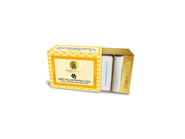 Hürrem Sultan Bal Polen Propolis Sabunu Ve Yüz Kesesi ürün görseli 1