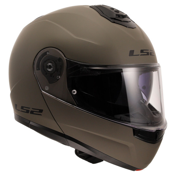 LS2 Strobe 2 Mat Kum Çene Açılır Motosiklet Kaskı - Resim 2