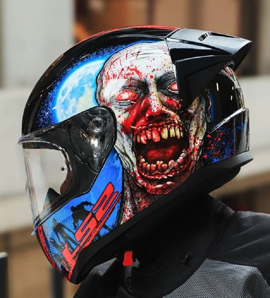 LS2 Rapıd 2 Race Zombıe Fullface Motosiklet Kaskı ürün görseli 1