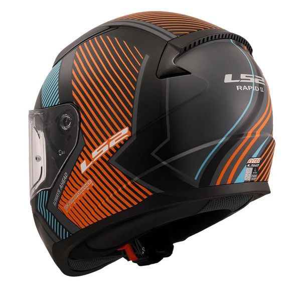 Ls2 Rapid 2 Extra Kapalı Motosiklet Kaskı - Resim 3