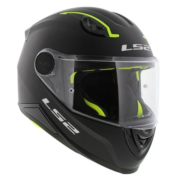 LS2 FF812 KID MAT SİYAH ÇOCUK KAPALI MOTOSİKLET KASKI ürün görseli 1