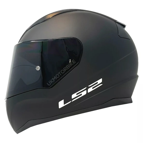 Ls2 Rapıd 2 Mat Siyah Kapalı Motosiklet Kaskı Siyah Camlı ürün görseli 1