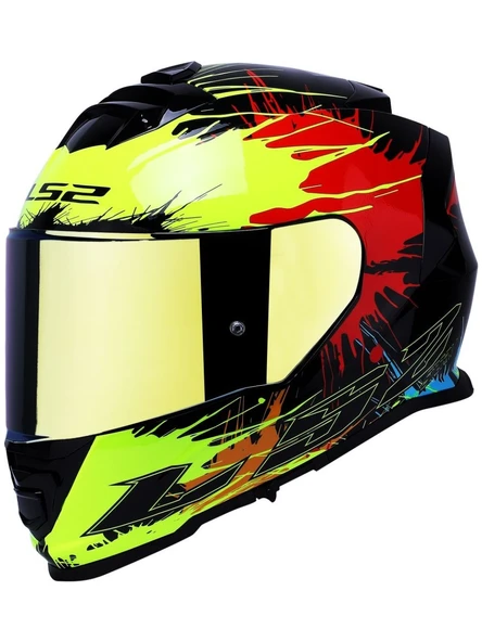 LS2 Storm 2 Drop Kapalı Motosiklet Kaskı Gold Camlı ürün görseli 1