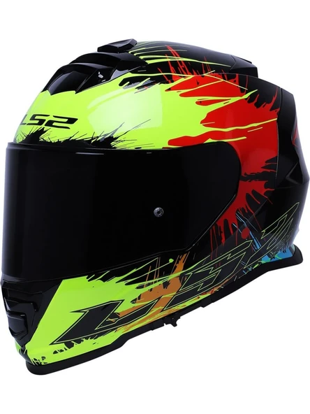 LS2 Storm 2 Drop  Kapalı Motosiklet Kaskı Siyah Camlı ürün görseli 1