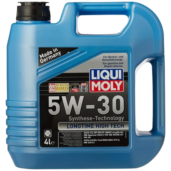 Liqui Moly Longtime High Tech 5W30 Motor Yağı Sentetik 4 Litre 1144 ürün görseli 1