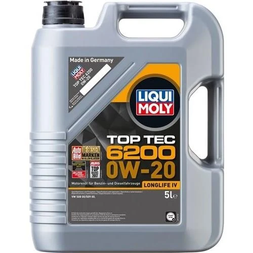 Liqui Moly Top Tec 6200 0W20 Motor Yağı 5 Litre 20789 ürün görseli 1