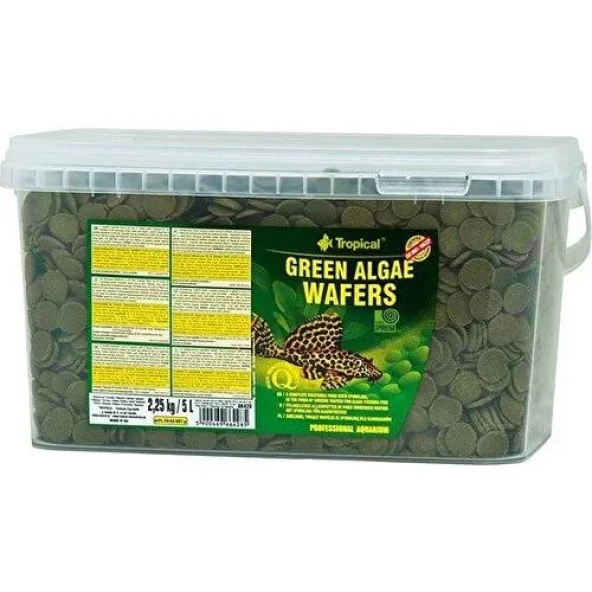 Tropical Green Algae Wafers Vatoz Yemi 100 gr Açık ürün görseli 1
