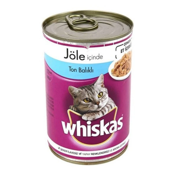 Whiskas  400 Gr Ton Balıklı Konserve Mama ürün görseli 1