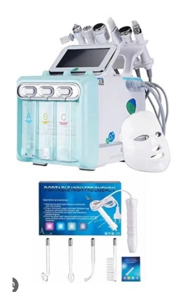 Yeni Model X Pro Hydrafacial Led Maskeli -büyük Çelik Motorlu + Yüksek Frekans Cihazı ürün görseli 1