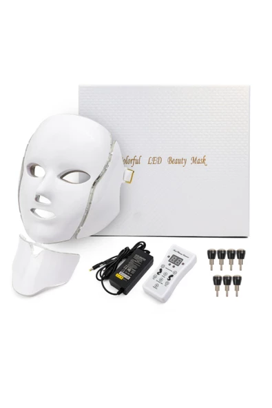 Gri Led Maske - Resim 3