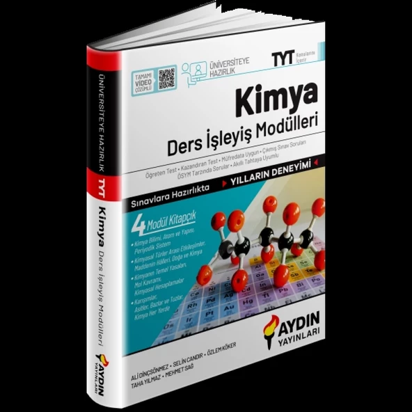 Üniversiteye Hazırlık TYT Kimya Ders İşleyiş Modülleri ürün görseli 1