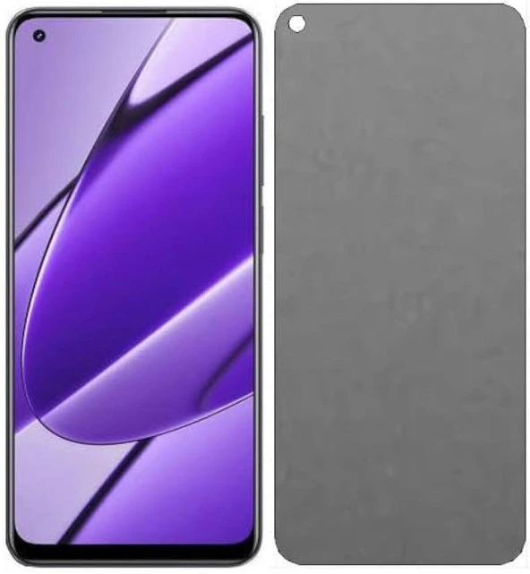 Realme 11 4G ile Uyumlu MAT Esnek Nano Kırılmayan Ekran Koruyucu ürün görseli 1