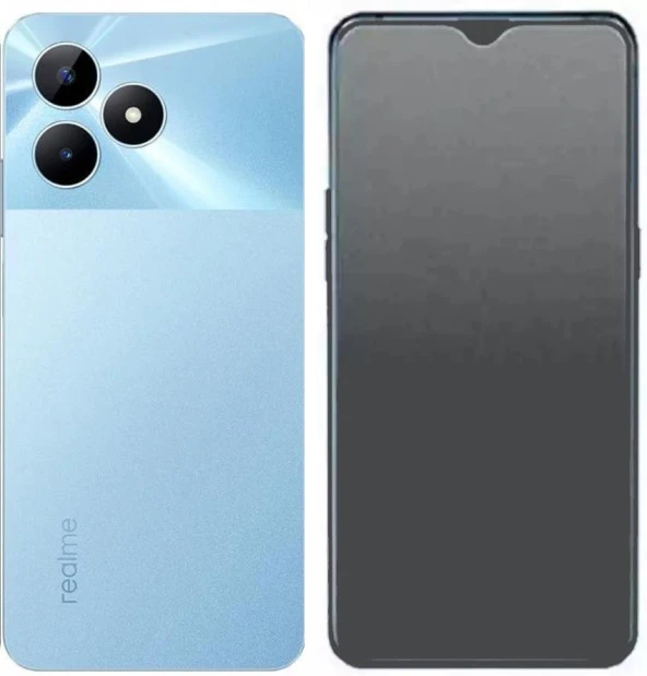 Realme Note 50 ile Uyumlu MAT Esnek Nano Kırılmayan Ekran Koruyucu ürün görseli 1