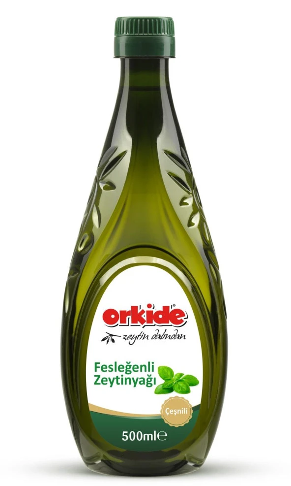 Orkide Zeytin Dalından Fesleğenli Zeytinyağı 500 ml ürün görseli 1