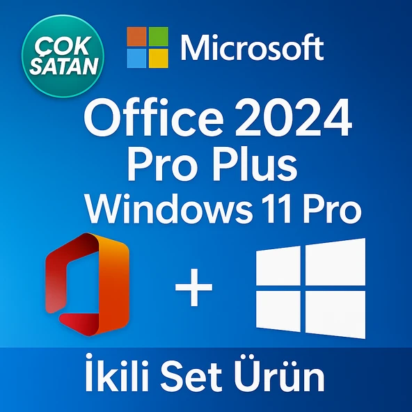 Microsoft Windows 11 Pro + Office 2024 Pro Plus ürün görseli 1