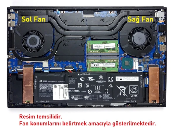 Hp 24-cb1049nt 80R42EA All-in-One AIO Pc CPU Fan(Kopya) ürün görseli 1