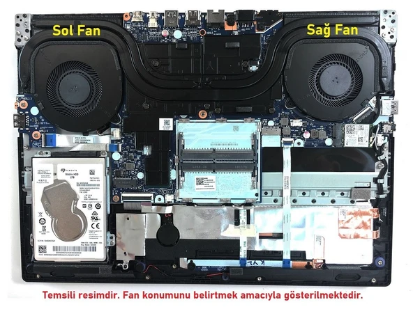 Lenovo Legion 81SY00ETTX Fan V2 (Sol Fan) ürün görseli 1
