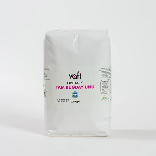 Vafi Organik Tam Buğday Unu 1000 gr MG 1 ADET ürün görseli 1