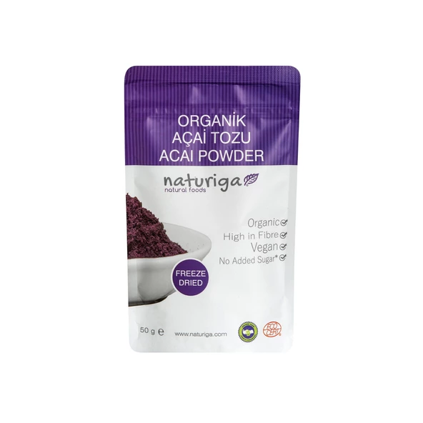 Naturiga Organik Açai Tozu 50 gr 1 ADET ürün görseli 1