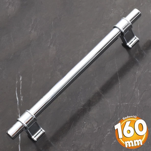 Hisar 160 mm Krom Metal Kulp Mobilya Çekmece Mutfak Dolabı Dolap Kapak Kulpları Kulbu Kulpu 16 cm ürün görseli 1