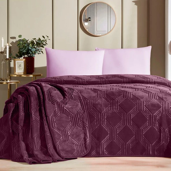 Özdilek Çift Kişilik Trendy Art Deco Battaniye ürün görseli 1
