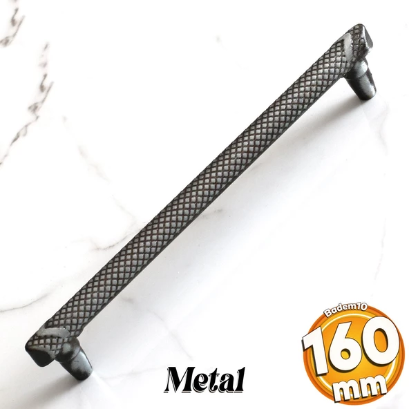 Dekor 160 mm Eskitme Antik Gümüş Metal 16 cm Mobilya Mutfak Çekmece Dolap Kulpu Kulbu Kulpları ürün görseli 1