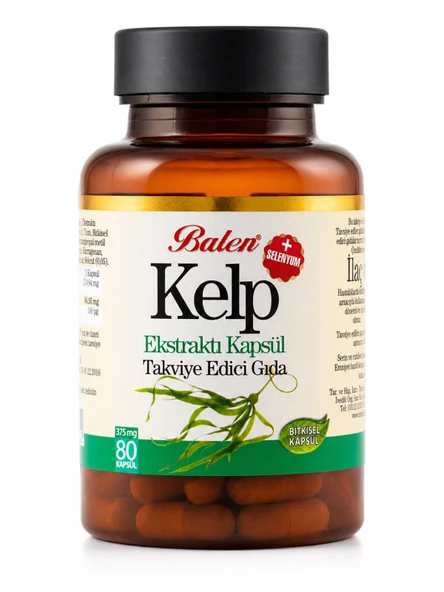 KELP EKSTRAKTI+ SELENYUM KAPSÜL 375 MG*60 ürün görseli 1