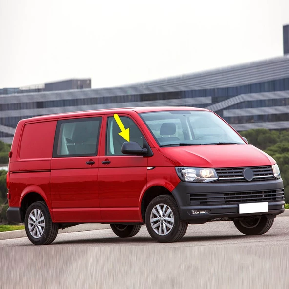 VW Transporter T6 2016-2019 Sağ Dış Ayna Üst Kapağı Siyah 7E1857528F ürün görseli 1