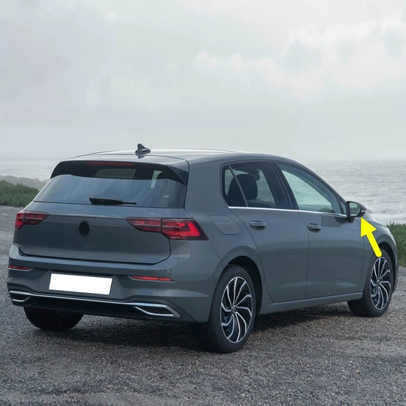 VW Golf 8 2020-2024 Sağ Dış Dikiz Aynası Çerçevesi 5H0857602 ürün görseli 1