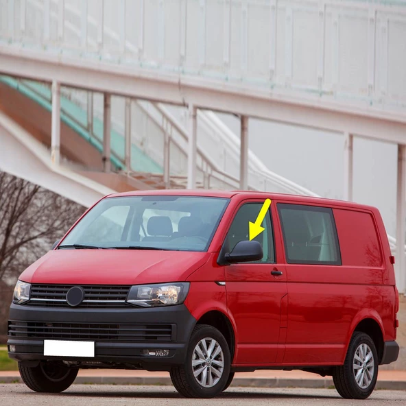 VW Transporter T6 2016-2019 Sol Dış Ayna Üst Kapağı Siyah 7E1857527F ürün görseli 1