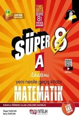 Nitelik Yayınları 8. Sınıf Yeni Nesil Süper Matematik (A) ürün görseli 1