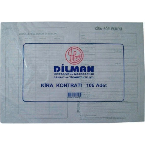 Kira Kontratı Dilman ürün görseli 1