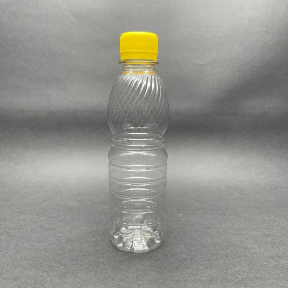 250 cc   Pet  Şişe - Sarı Kilitli Kapaklı- 0,25 Litre Kapaklı Pet Şişe x 10 Adet ürün görseli 1