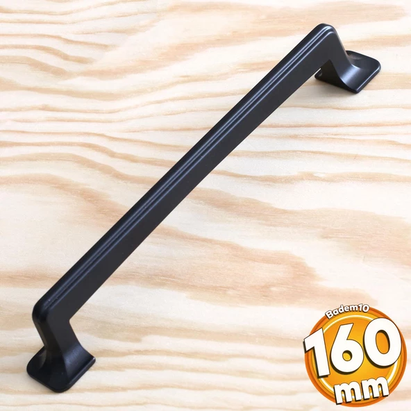 Penguen 160 mm Siyah Metal Kulp Mutfak Çekmece Mobilya Dolap Dolabı Kapak Kulpları Kulpu Kulbu 16 cm ürün görseli 1
