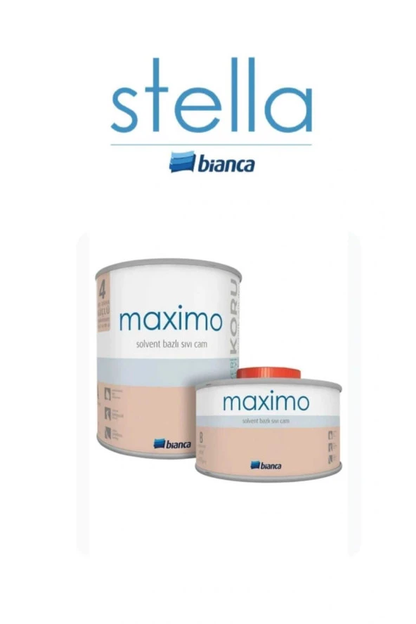 Stella Maximo Solvent Bazlı Sıvı Cam - Parlak ürün görseli 1