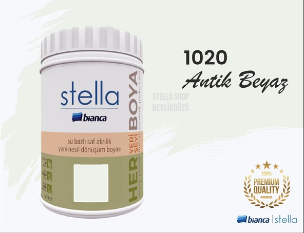 Stella Su Bazlı Akrilik Boya Antik Beyaz ürün görseli 1