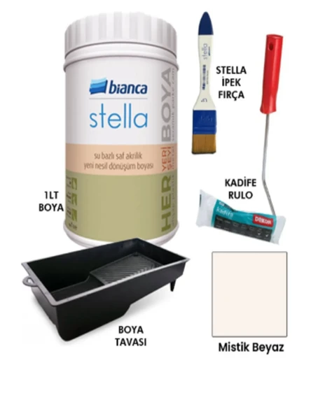 Stella Saf Akrilik Boya Seti 1 Lt - Resim 3