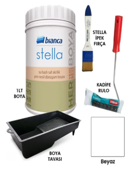 Stella Saf Akrilik Boya Seti 1 Lt ürün görseli 1