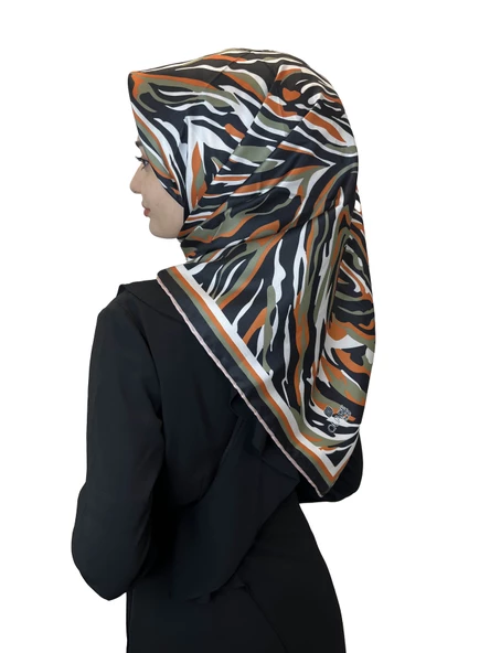 Quare Rayon Tivil Eşarp Desenli Rayon Eşarp 1070  ÇAĞLA ürün görseli 1