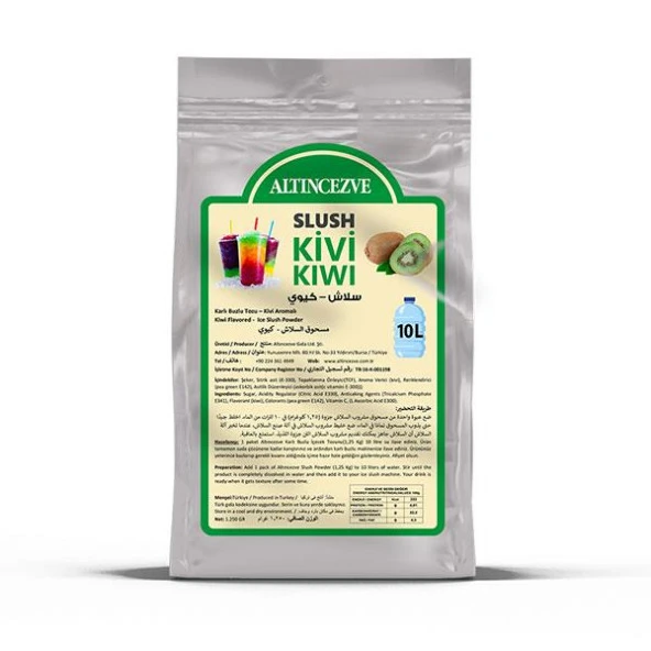 Ice Slush Karlı Buzlu Karlama Tozu | Kivi 1.250 Gr - 10 L ürün görseli 1