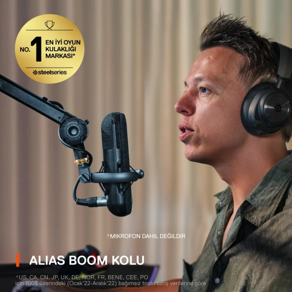SteelSeries Alias Mikrofon Boom Kolu - Resim 2