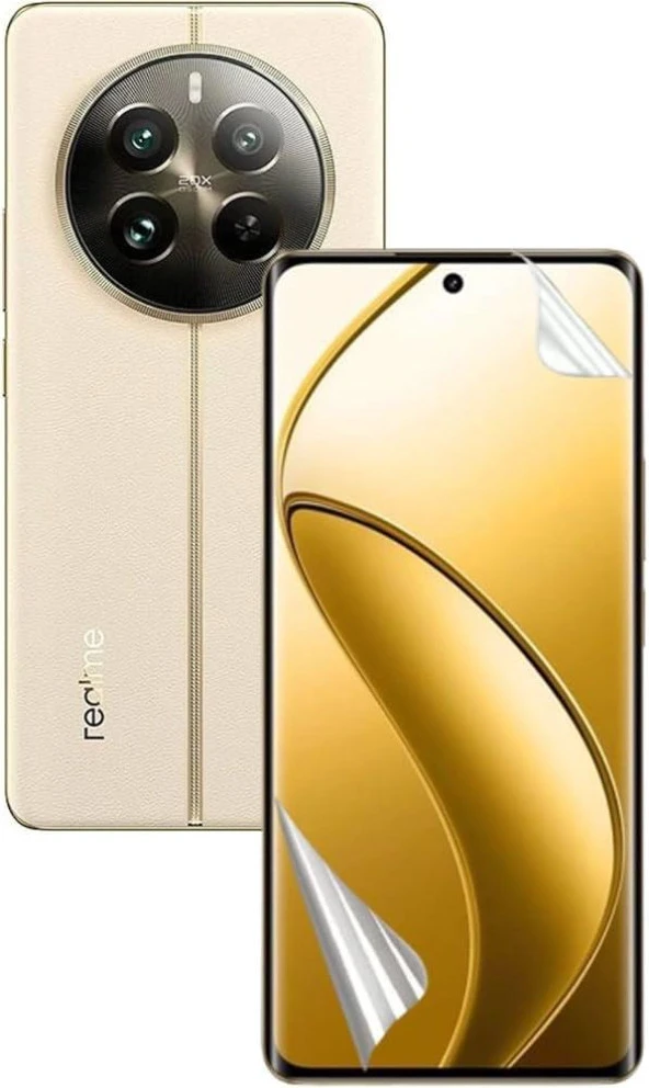 Realme 12 Pro/12 Pro+ ile Uyumlu Hidrojel Ekran Koruyucu Film HD-ŞEFFAF ürün görseli 1
