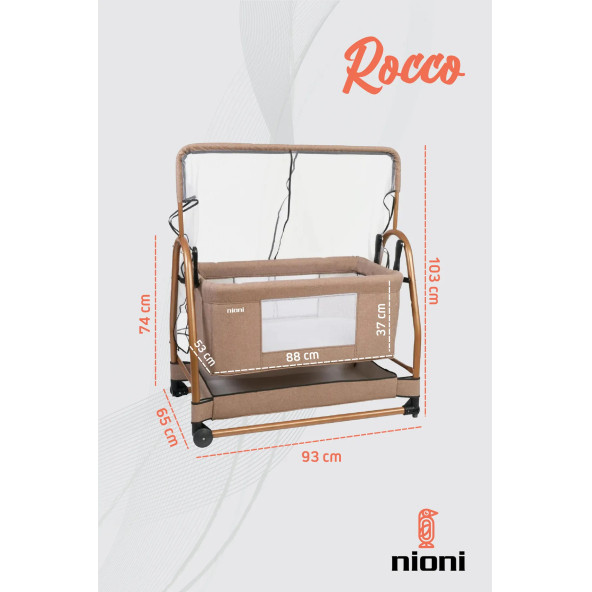 NİONİ ROCCO BEJ  BEŞİK - Resim 3