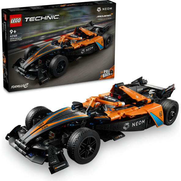 LEGO Technic Neom Mclaren Formula E Yarış Arabası 42169 - 9 Yaş ve Üzeri Model Yapım Seti (452 Parça) ürün görseli 1