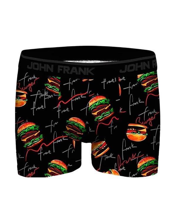 John Frank Dijital Erkek Boxer Hot Burger ürün görseli 1