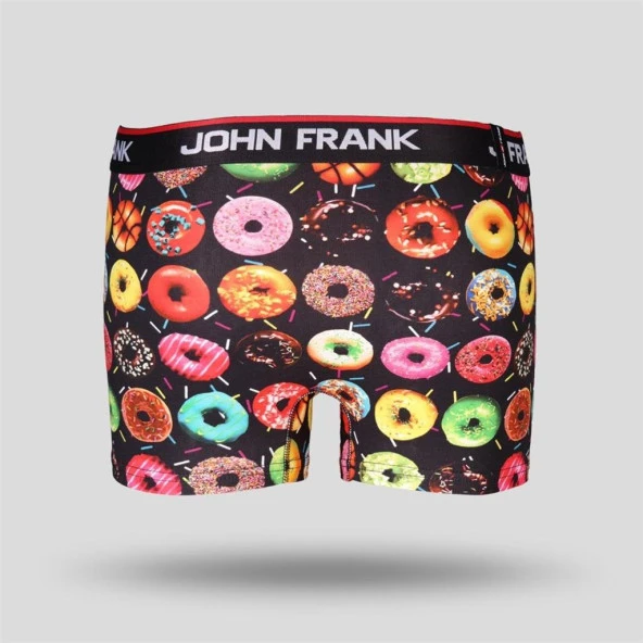 John Frank Donuts Boxer - Renkli - Resim 4