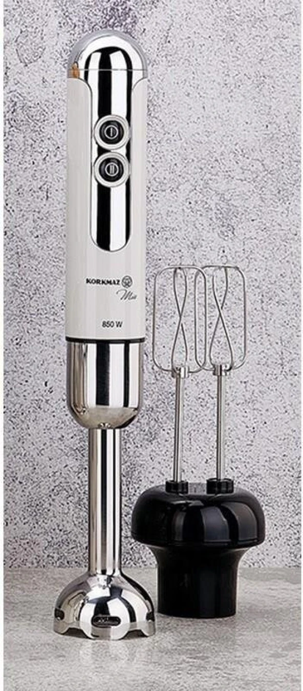Korkmaz 447-14 Vanilya Mia Mega Blender Set ürün görseli 1