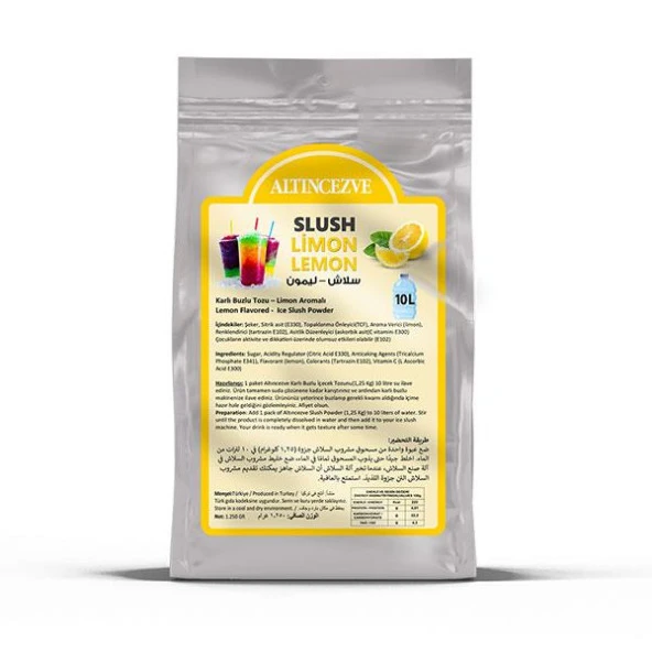 Ice Slush Karlı Buzlu Karlama Tozu | Limon 1.250 Gr - 10 L ürün görseli 1