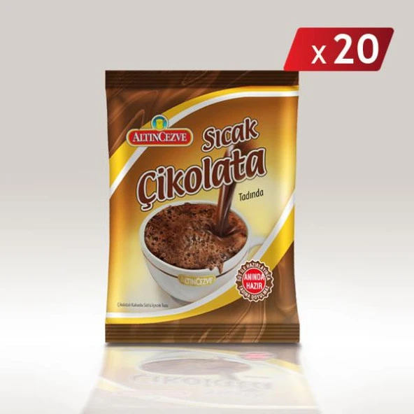 Altıncezve Sıcak Çikolata 250 Gr - 20Lİ PAKET ürün görseli 1